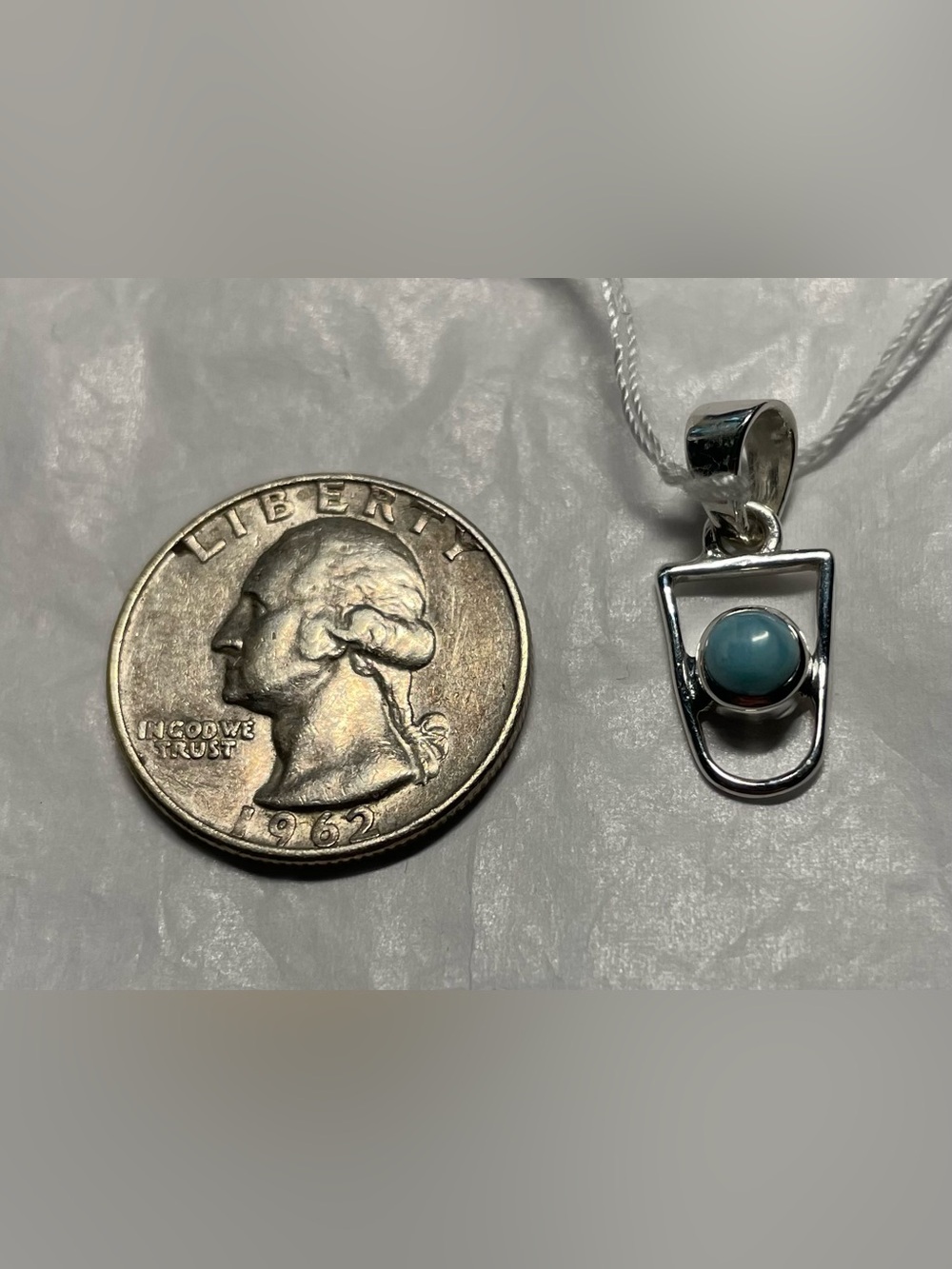Larimar pendant